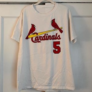 St. Louis Cardinals Pujols White Tshirt Size Large